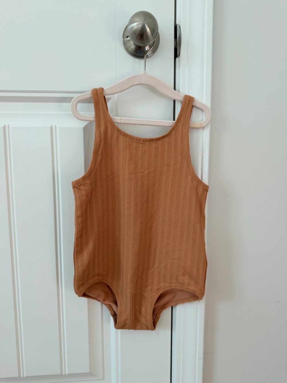 Kids Ribbed One-Piece Swimsuit